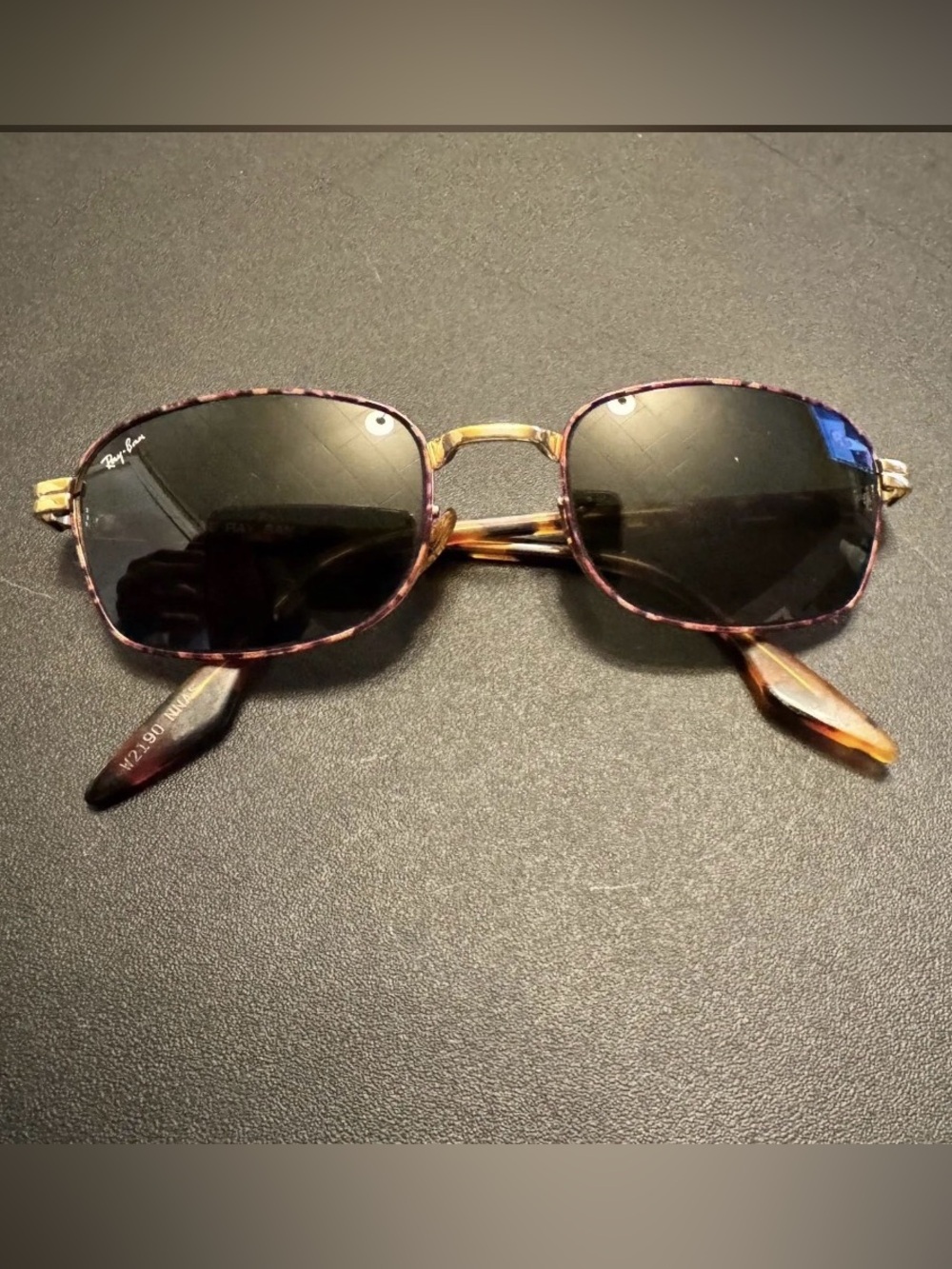 Vintage Bausch & Lomb Ray-Ban W2190 Sidestreet Crosswalk Sunglasses - Gold